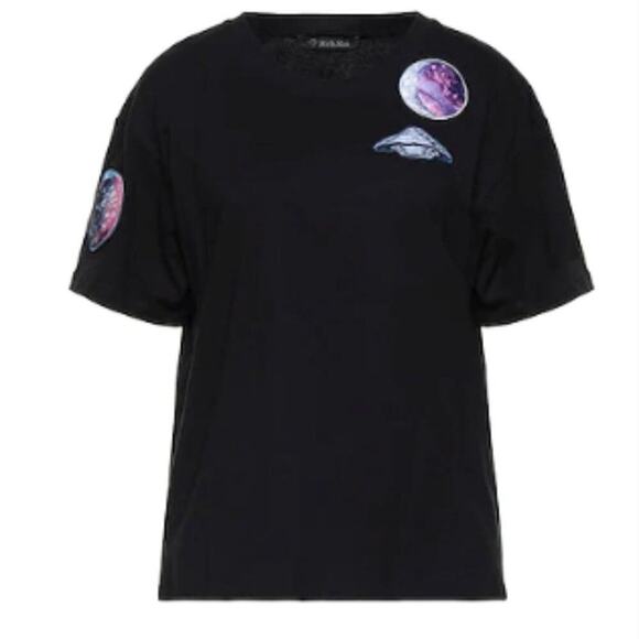 Mr and Mrs Italy Planetary Tee Black S - Picture 1 of 13